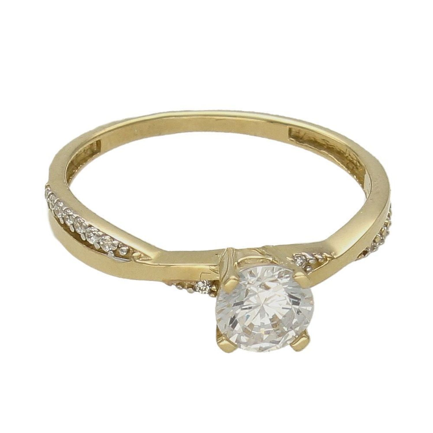 Złoty pierścionek 333 z cyrkonią zaręczynowy PI 2312 333. Złoty pierścionek zaręczynowy. Złoty pierścionek z cyrkonią. Białą cyrkonia. Żółte złoto. Pierścionek idealny dla każdej kobiety. Piękny pierścionek na prezent (1).jpg